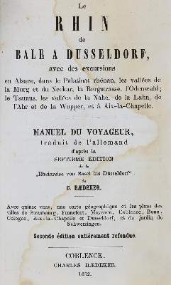 Bild Nr.1: 134-1970 Rhin, Le.: (Verschiedene Länder - Geschichte, Baedeker)