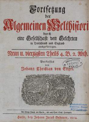 Bild Nr.1: 134-1979 Engel,J.C.v.: (Verschiedene Länder - Geschichte, Balkan)
