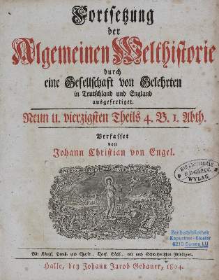 Bild Nr.1: 134-1981 Engel,J.C.v.: (Verschiedene Länder - Geschichte, Balkan)