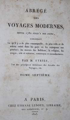 Bild Nr.1: 134-2000 Eyries,(J.B.B.).: (Verschiedene Länder - Geschichte)