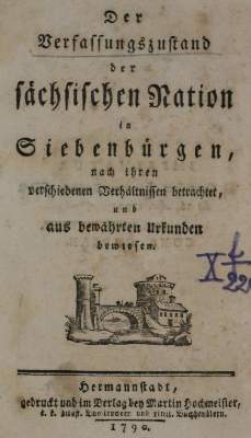 Bild Nr.1: 134-2045 (Gräser,D.).: (Verschiedene Länder - Geschichte, Rumänien, Siebenbürgen)