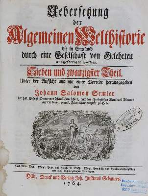 Bild Nr.1: 134-2074 Semler,J.S.: (Verschiedene Länder - Geschichte, Türkei)
