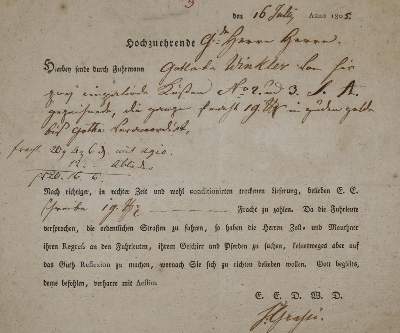 Bild Nr.1: 134-2097 Grassi, Josef,: (Autographen)