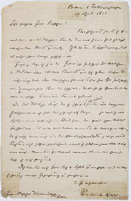 Bild Nr.1: 134-2103 Kapp, Friedrich,: (Autographen)