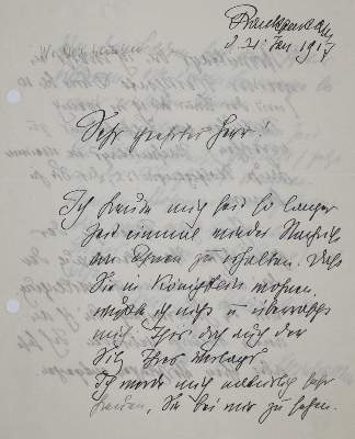 Bild Nr.1: 134-2129 Steinhausen, Wilhelm,: (Autographen)
