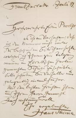 Bild Nr.1: 134-2133 Thoma, Hans,: (Autographen)