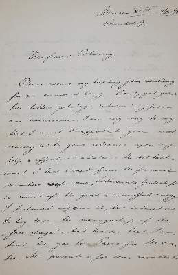 Bild Nr.1: 134-2140 Wolzogen, Ernst Freiherr von,: (Autographen)
