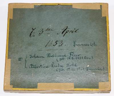 Bild Nr.2: 134-2149 Brautkranz im Rahmen. 19. Jhdt.: (Varia)