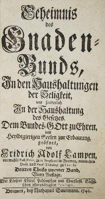 Bild Nr.1: 134-222 Lampe,F.A.: (Alte Drucke, Handschriften und Theologie)
