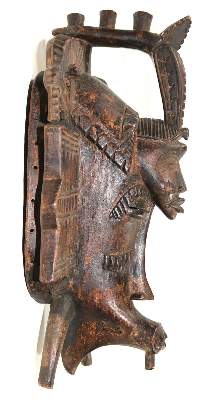 Bild Nr.3: 134-2226 Kpelie Maske der Senufo: (Afrika, Masken)