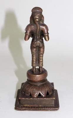Bild Nr.2: 134-2253 Indien figürliche Öllampe: (Asiatika, Indien)