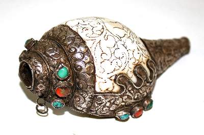 Bild Nr.1: 134-2265 Muschelhorn: (Asiatika, Musik)
