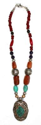 Bild Nr.1: 134-2273 Nepalesische Kette,: (Asiatika, Schmuck)