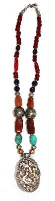 Bild Nr.2: 134-2273 Nepalesische Kette,: (Asiatika, Schmuck)