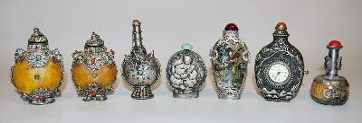 Bild Nr.7: 134-2279 Snuffbottle.: (Asiatika, Snuffbottles)