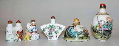 Bild Nr.9: 134-2279 Snuffbottle.: (Asiatika, Snuffbottles)