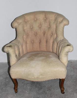 Bild Nr.2: 134-2323 Barocksofa u. 2 Sessel.: (Möbel)