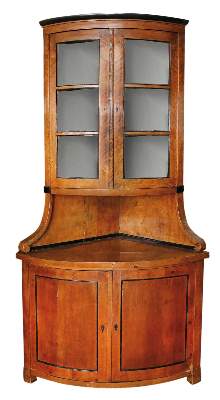 Bild Nr.1: 134-2331 Eckvitrinenschrank,: (Möbel)