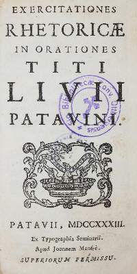 Bild Nr.1: 134-235 Livius,T.: (Alte Drucke, Handschriften und Theologie)