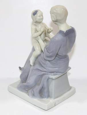 Bild Nr.2: 134-2381 Heubach Porzellanfigur: (Porzellan u. Keramik)