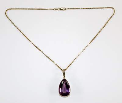 Bild Nr.2: 134-2403 Amethystanhänger.: (Schmuck, Anhänger)