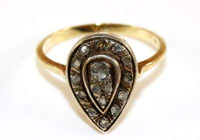 Bild Nr.1: 134-2443 Diamantring Art Déco.: (Schmuck, Ringe)