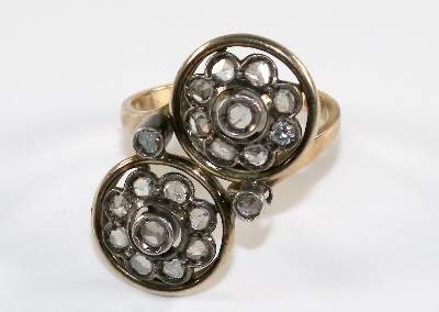 Bild Nr.1: 134-2444 Diamantring des Art Déco.: (Schmuck, Ringe)