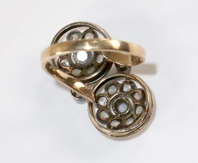 Bild Nr.2: 134-2444 Diamantring des Art Déco.: (Schmuck, Ringe)