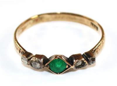 Bild Nr.1: 134-2445 Diamantring um 1900.: (Schmuck, Ringe)