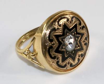 Bild Nr.2: 134-2452 Historischer Diamantring.: (Schmuck, Ringe)