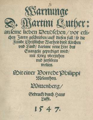 Bild Nr.1: 134-247 Luther,M.: (Alte Drucke, Handschriften und Theologie)