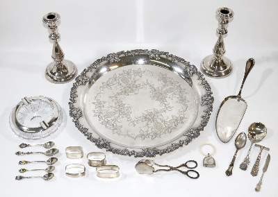 Bild Nr.1: 134-2471 Silber u. Versilbertes.: (Silber)