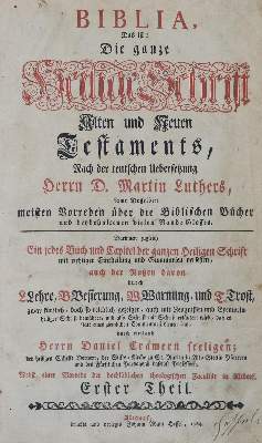 Bild Nr.2: 134-25 Biblia germanica.: (Bibeln)
