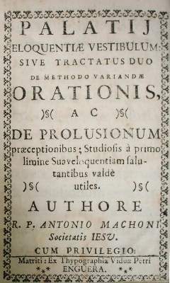 Bild Nr.1: 134-251 Machoni,A.: (Alte Drucke, Handschriften und Theologie)