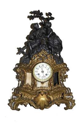 Bild Nr.1: 134-2517 Pendule: (Uhren)
