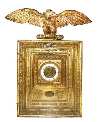 Bild Nr.1: 134-2519 Rahmenuhr,: (Uhren)