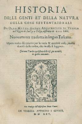 Bild Nr.1: 134-254 Magnus, Olaus.: (Alte Drucke, Handschriften und Theologie)