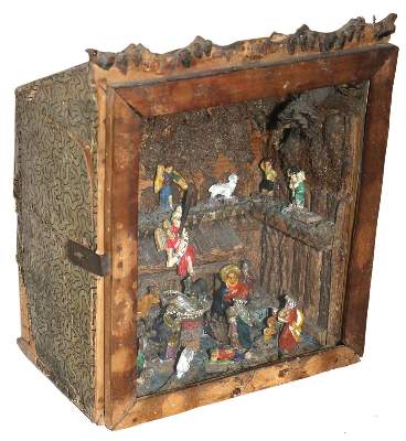 Bild Nr.2: 134-2560 Krippe.: (Volkskunst, Religiöse Volkskunst)