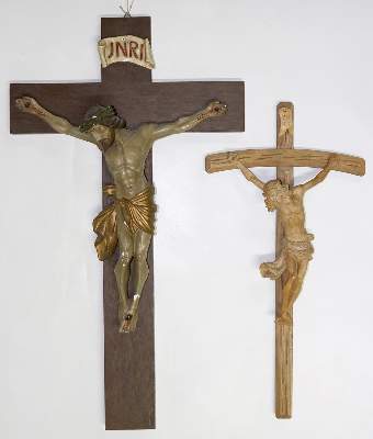 Bild Nr.1: 134-2562 Kruzifix.: (Volkskunst, Religiöse Volkskunst)