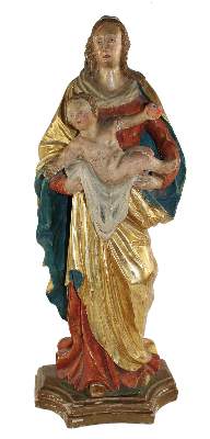 Bild Nr.1: 134-2575 Madonna mit Kind.: (Volkskunst, Religiöse Volkskunst)