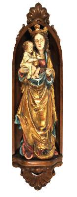 Bild Nr.1: 134-2578 Mondsichelmadonna: (Volkskunst, Religiöse Volkskunst)