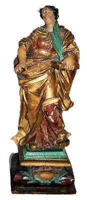 Bild Nr.1: 134-2588 Stehende Heilige: (Volkskunst, Religiöse Volkskunst)