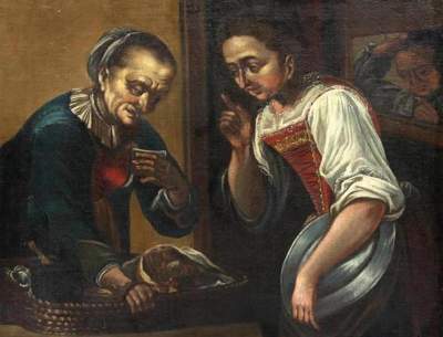 Bild Nr.1: 134-2696 Magd.: (Varia, Berufe)