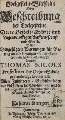 Bild Nr.1: 134-273 Nicols,Th.: (Alte Drucke, Handschriften und Theologie)