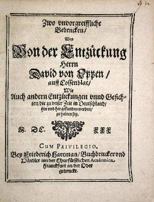 Bild Nr.1: 134-275 (Weidner,G.).: (Okkulte Erscheinug)