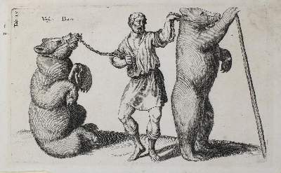Bild Nr.1: 134-2818 Tanzbären.: (Varia, Zirkus, Bären)