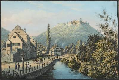 Bild Nr.1: 134-2899 Urach und Hohenurach.: (Deutschland)