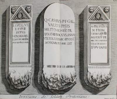 Bild Nr.1: 134-3055 Piranesi,G.B.: (Ausland, Italien, Rom)
