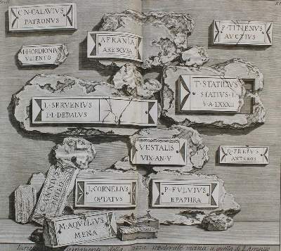 Bild Nr.1: 134-3058 Piranesi,G.B.: (Ausland, Italien, Rom)