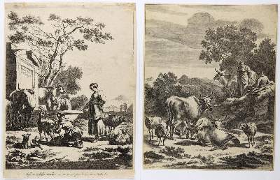 Bild Nr.3: 134-3249 Berchem, Nicolaes: (Künstlergraphik)